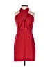 Amanda Uprichard 100% Polyester Solid Red Cocktail Dress Size XS - photo 1