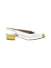 Etienne Aigner 100% Leather Color Block White Heels Size 8 - photo 1
