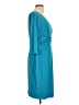 David Meister Solid Teal Cocktail Dress Size 12 - photo 4