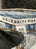 Celebrity Pink Silver Denim Shorts Size 7 - photo 3