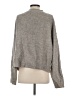 Olivaceous Solid Gray Pullover Sweater Size S - photo 2
