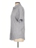 Theory Gray Short Sleeve Button-Down Shirt Size L - photo 5