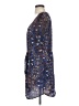 Eight Sixty 100% Polyester Paisley Blue Casual Dress Size S - photo 5