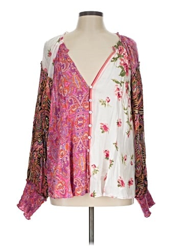 Free People Long Sleeve Blouse (view 1)