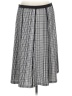 NYCC Checkered-gingham Gray Casual Skirt Size L - photo 2