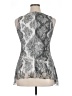 Brittany Black Silver Gray Sleeveless Blouse Size XL - photo 2