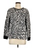 Escada Sport Animal Print Gray Pullover Sweater Size M - photo 1