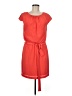Guess 100% Polyester Solid Red Casual Dress Size 6 - photo 1