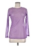 Comfy U.S.A. 100% Polyester Purple Long Sleeve Top Size M - photo 1