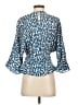Derek Lam Blue 3/4 Sleeve Blouse Size EU (IT) 38 / US 2 - photo 2