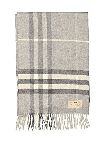 Burberry Cashmere Giant Check Scarf (view 2)