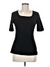 April Black Short Sleeve Top Size M - photo 1