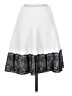 Bebe White Formal Skirt Size S - photo 2