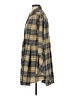 Easel Plaid Yellow Casual Dress Size S - photo 5
