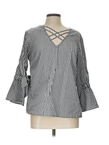 Tempted 3/4 Sleeve Blouse (view 1)
