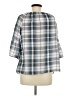 Westport Gray 3/4 Sleeve Blouse Size M - photo 2