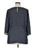 Chenault 100% Polyester Blue 3/4 Sleeve Blouse Size 1X - photo 2