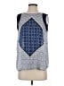 Outback Red 100% Polyester Blue Sleeveless Blouse Size S - photo 1