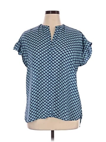 Roz & Ali Short Sleeve Blouse (view 1)