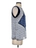 Outback Red 100% Polyester Blue Sleeveless Blouse Size S - photo 4