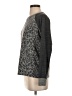 C&C California Animal Print Gray Pullover Sweater Size S - photo 5