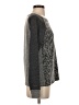 C&C California Animal Print Gray Pullover Sweater Size S - photo 4