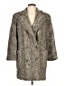 Bill Blass Chevron-herringbone Gray Coat Size L (estimated) - photo 1