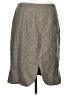 Garfield & Marks Plaid Gray Casual Skirt Size 10 - photo 1