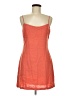 Dynamite Solid Orange Casual Dress Size M - photo 1