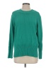 Peace Love World 100% Cotton Solid Green Pullover Sweater Size S - photo 1