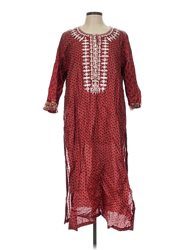 Pre-owned Biba Casual Dress In Red