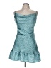 TCEC 100% Polyester Paisley Teal Cocktail Dress Size M - photo 1
