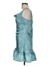 TCEC 100% Polyester Paisley Teal Cocktail Dress Size M - photo 5