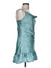 TCEC 100% Polyester Paisley Teal Cocktail Dress Size M - photo 4