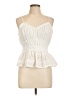Boden 100% Cotton Ivory Sleeveless Blouse Size 10 - photo 1