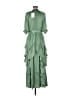 Hale Bob 100% Polyester Green Casual Dress Size M - photo 2