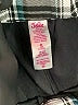 Justice Plaid Silver Skort Size 7 - 8 - photo 3