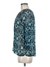 Creative Commune 100% Polyester Teal 3/4 Sleeve Blouse Size M - photo 5