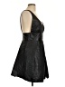 Milly Metallic Black Cocktail Dress Size 10 - photo 4