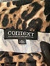 Context Animal Print Brown Long Sleeve Blouse Size 2X - photo 7