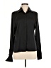 Boston Proper Black Long Sleeve Blouse Size 6 - photo 1