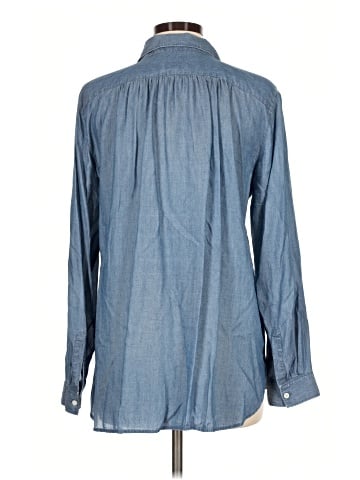Ann Taylor LOFT Long Sleeve Button-Down Shirt (view 2)
