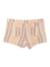 Natural Reflections 100% Cotton Print Tan Brown Shorts Size M - photo 2