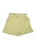 Samsoe Samsoe Solid Green Khaki Shorts Size L - photo 1