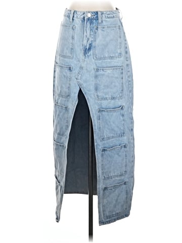 Akira Denim Skirt (view 1)