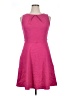 AGB Solid Pink Cocktail Dress Size 14 - photo 1