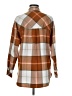 Lou & Grey Plaid Brown Long Sleeve Blouse Size M - photo 2
