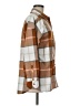 Lou & Grey Plaid Brown Long Sleeve Blouse Size M - photo 4