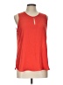 Violet & Claire 100% Polyester Red Sleeveless Top Size L - photo 1