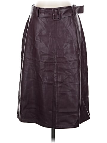 Ann Taylor Factory Faux Leather Skirt (view 1)